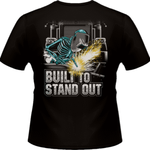 LTI Skeleton Welding Black T-shirt