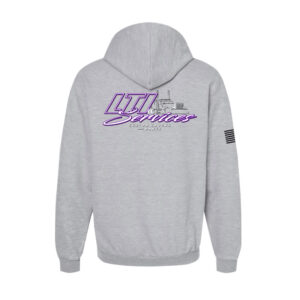 LTI Purple Dark Heather Zip-Up Sweatshirt